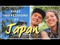 Our First Day in Japan! Visiting Osaka First Impressions
