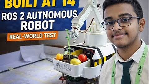 ROS 2 SLAM–Based Autonomous Mobile Robot | AI for Good Youth Challenge (Built at 14)
