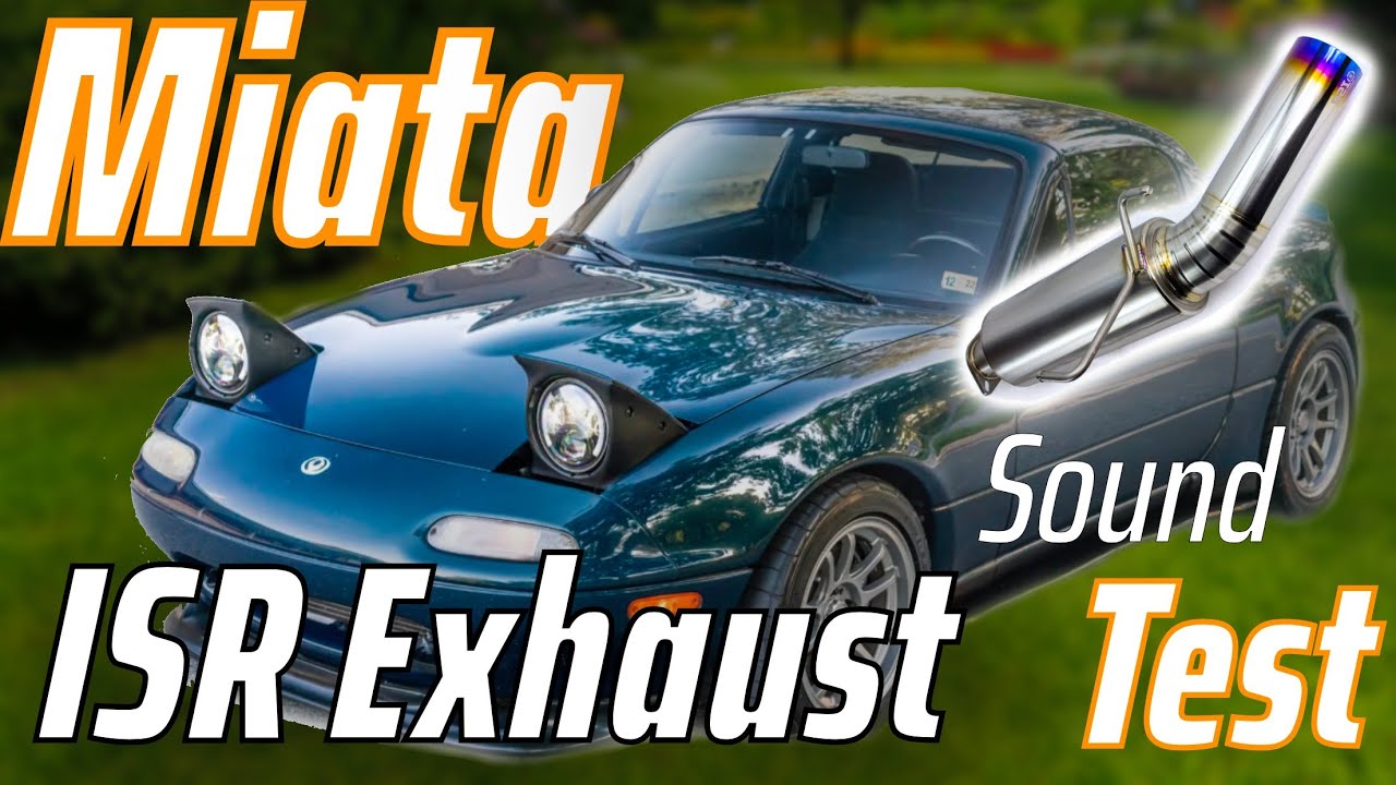 How to Install ISR Exhaust - 1995  Miata - SOUNDTEST