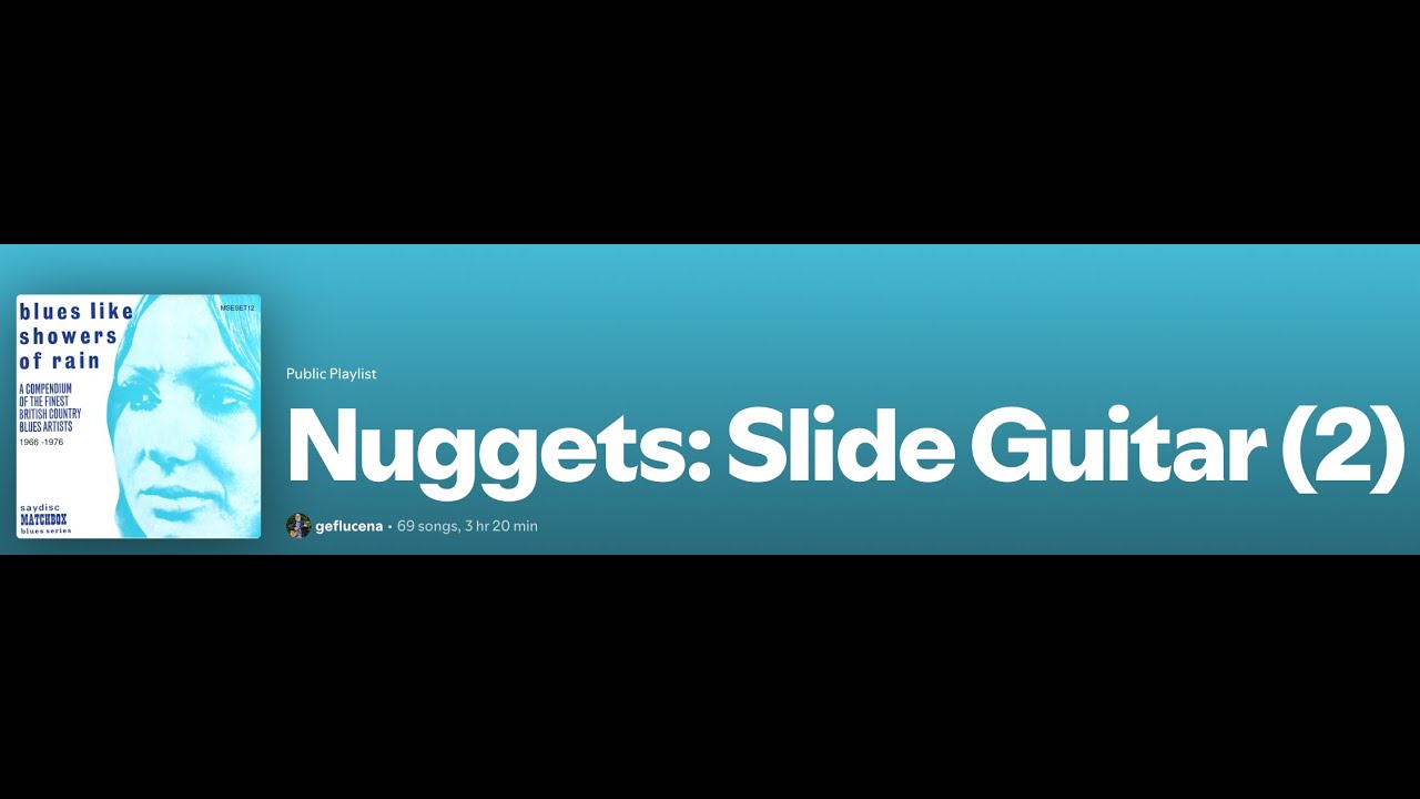 Slide guitar 2 - Bottleneck and slide guitar tracks from Matchbox Bluesmaster Series set 12