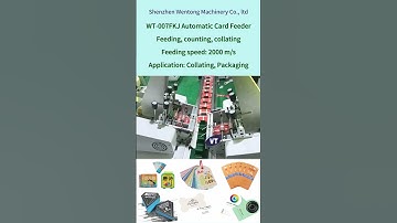 Automatic card feeder with counting friction on demand #frictionfeeder #cardcounting #cardpacks