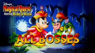 [SNES] Disneys Magical Quest - All bosses