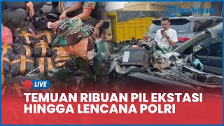🔴Temuan Ribuan Pil Ekstasi hingga Lencana Polri di Mobil yang Alami Laka di Tol Lampung