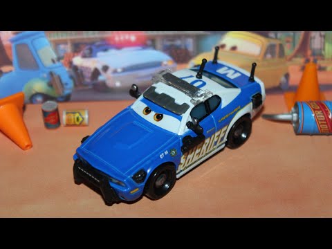 未開封 CARS MATTEL TO PROTECT AND SERVE Disney Cars To Protect And Serve Didi Mike Driving School Mcqueen
