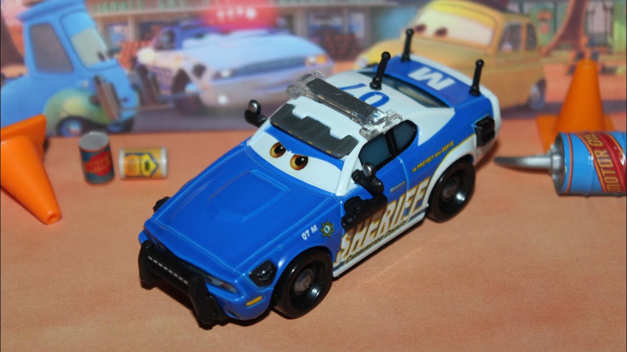 未開封 CARS MATTEL TO PROTECT AND SERVE Mattel Disney Cars To Protect & Serve Mike 07 - Police Cancelled