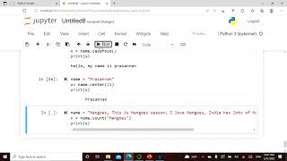 Python for beginners for Non Technical people Lesson 3 in Tamil This chapter covers STRING func