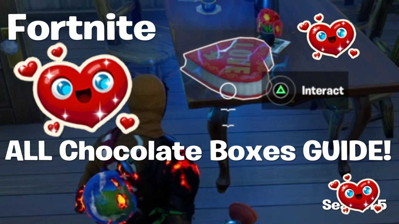 Collect Chocolate boxes from Pleasent park, Holly Hedges or Retail Row