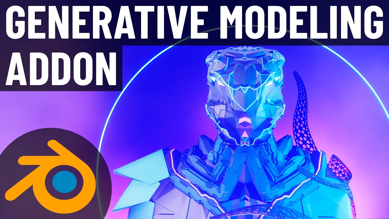 Free Generative Modeling Addon for Blender 2.8