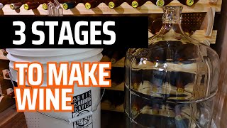 The 3 Stages of Winemaking for Beginners