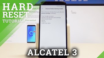 Hard Reset ALCATEL 3 - Wipe Data / Factory Reset / Format Android