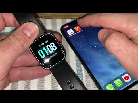 HOMVILLA Smartwatch Fitness Armband Uhr Touchscreen Fitness Tracker Wasserdicht unboxing + Anleitung