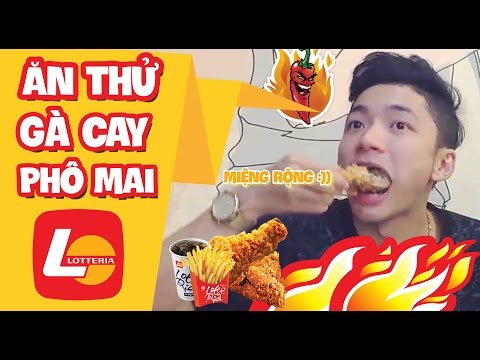 Video Ăn Thử Và Cảm Nhận GÀ CAY PHÔ MAI Lotteria - youtube