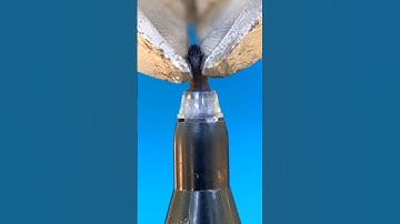 Fiber marker cutting close-Up #shorts #asmr #satisfying #experiment #macro #macrovideo #closeup
