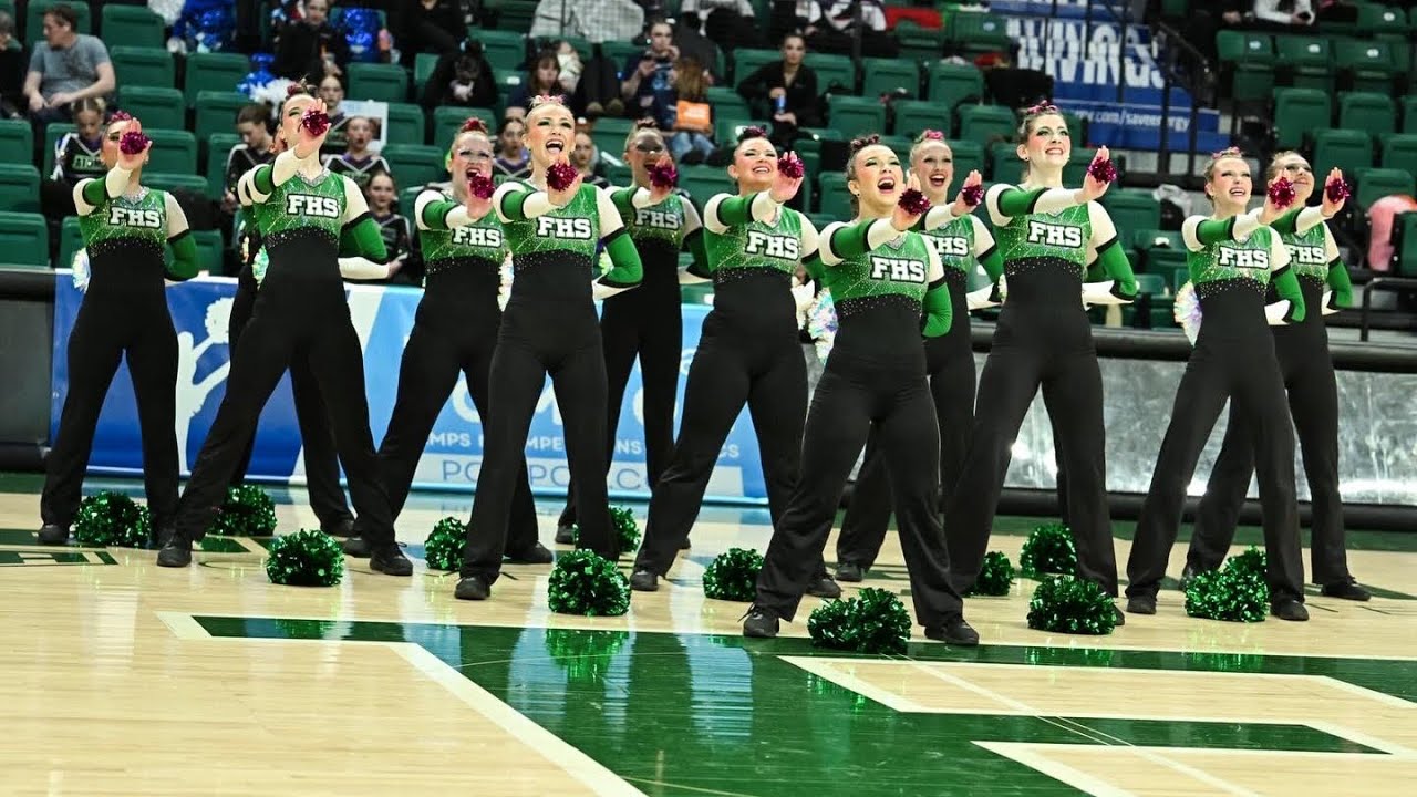 Freeland Varsity Pompon 2026 State Championship Runner Ups - YouTube