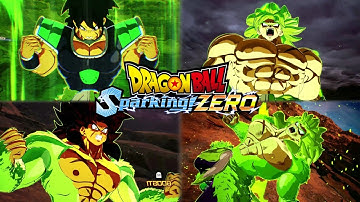 Broly Super Saiyan 5 Berserk Transformation & Move Showcase | Dragon Ball Sparking Zero Mods