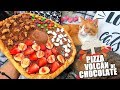 PIZZA VOLCÁN DE CHOCOLATE