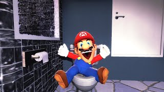 Mario needs a toilet
