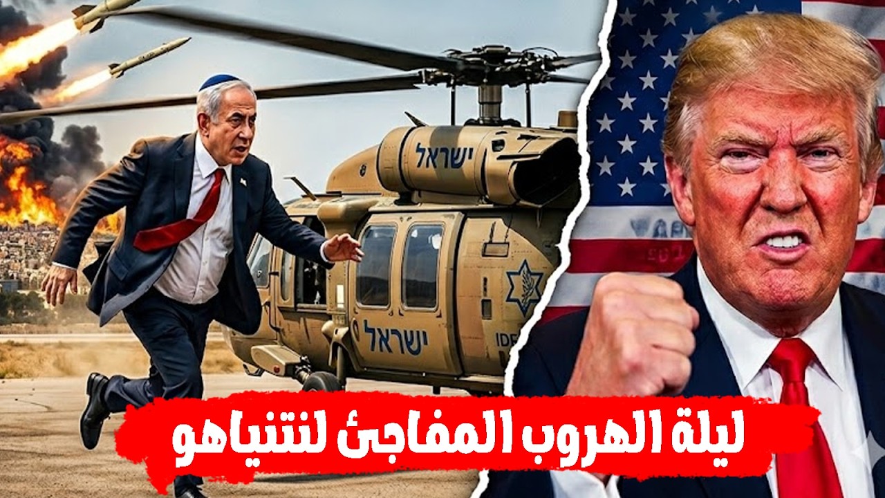 لحظة الهروب الكبير: نتنياهو يغادر إسرائيل سراً على متن 