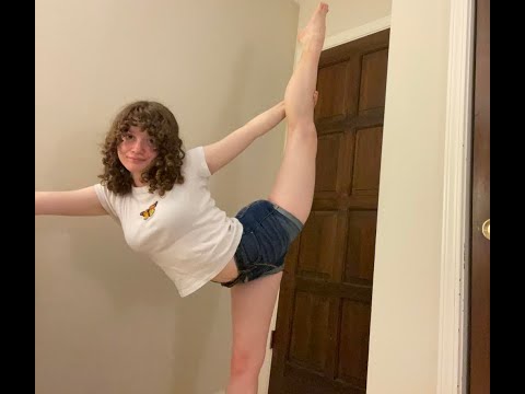 Tutorial For A Cheer/Gymnastics Needle Scale + Follow Along Stretch Routine to Help Get It