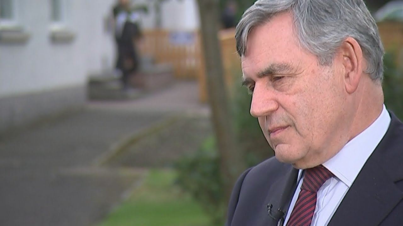 Gordon Brown interview Scots being offered 'home rule within UK