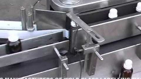 Sticker labelling machine for round Bottle, Front and Back, Single side, Top labelling etc.