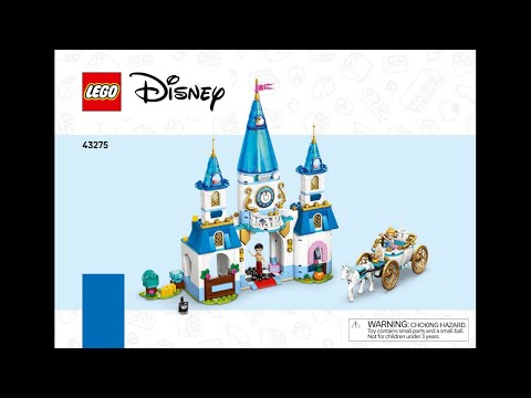 LEGO Instructions | Disney | 43275 | Cinderella&#39;s Castle &amp; Horse Carriage | Cinderella