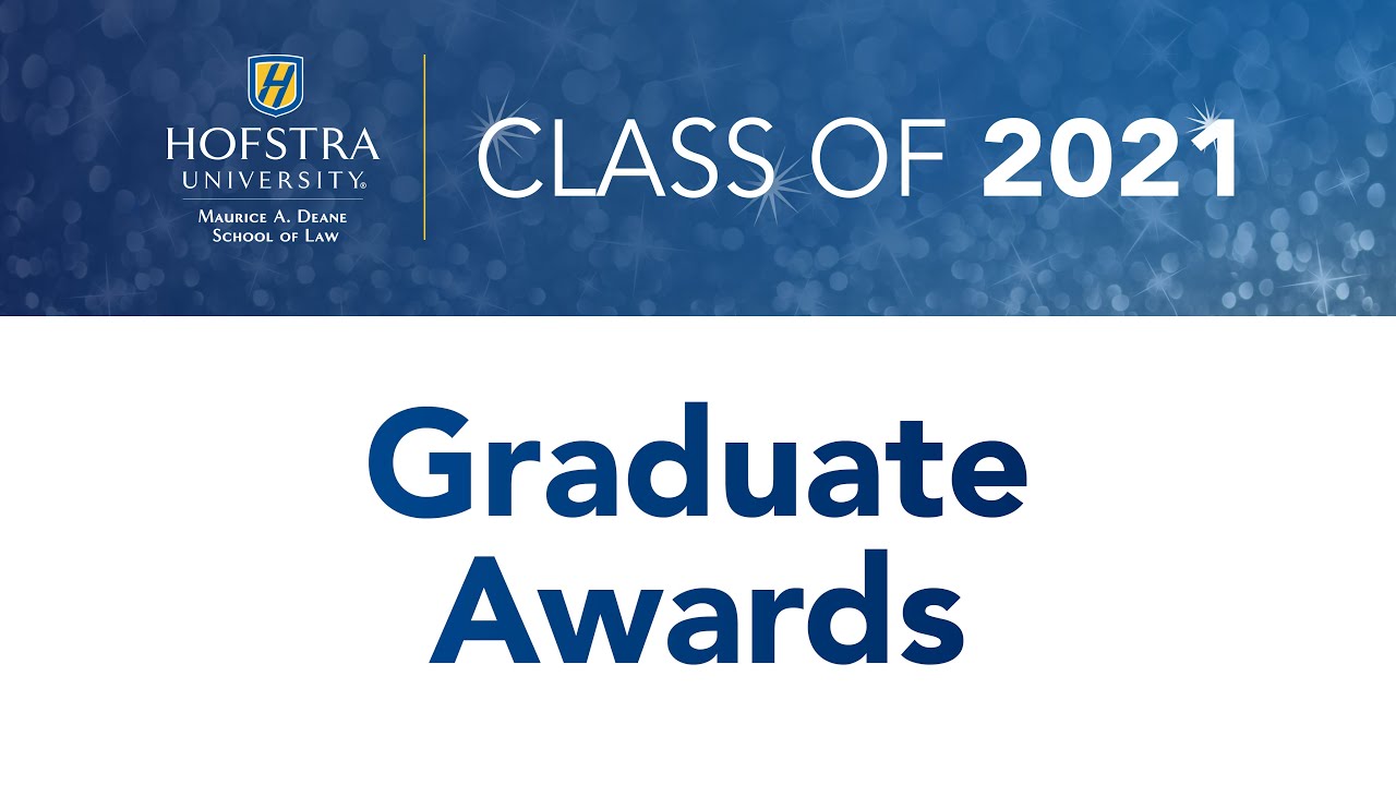 Class of 2021 Graduate Awards - YouTube
