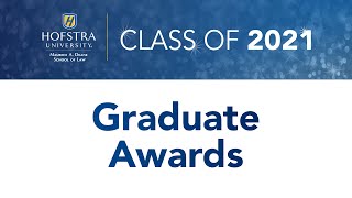 Class of 2021 Graduate Awards