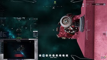 Dual Universe Beta PvP L core gets swarmed