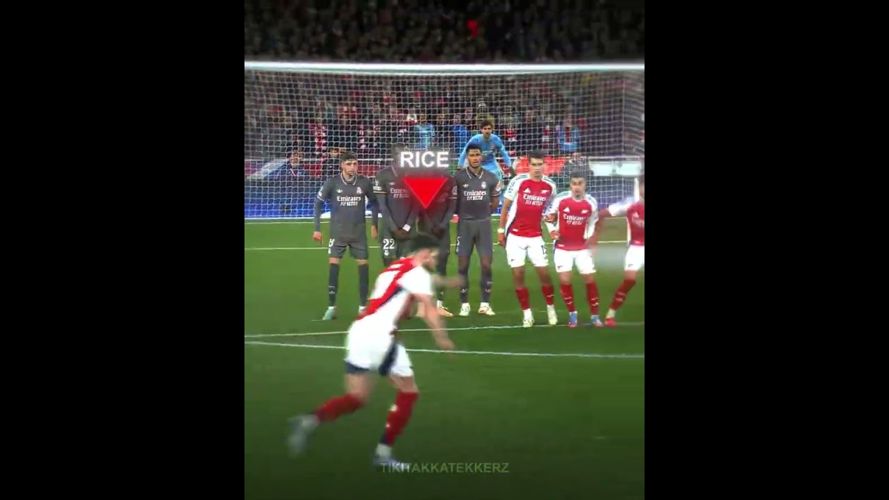 Declan Rice Freekick Today 💀💀💀 Comment "EDIT" For Free AE Presets