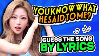 GUESS THE K POP SONG BY ONE POPULAR LINE 🎶 | | kpop quiz 2026 screenshot 3