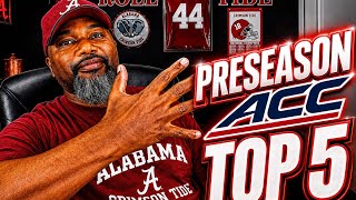 Kangaroo Black's Preseason ACC Top Five Rankings 