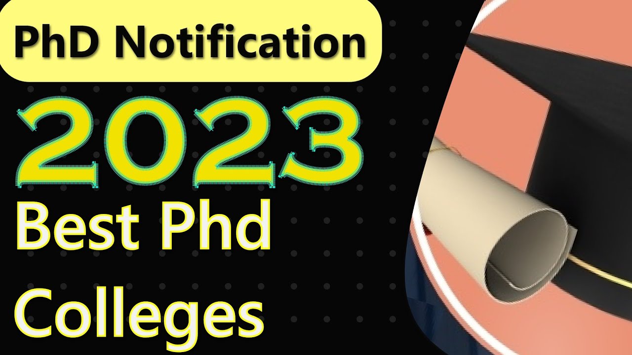 phd admission india 2023