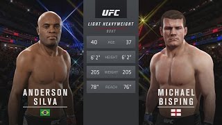 EA SPORTS UFC 2 - UFC Fight Night 84: Anderson Silva vs Michael Bisping Gameplay [1080p HD]