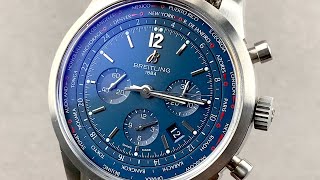 Breitling Transocean Chronograph Unitime Pilot AB0510U9/C879 Breitling Watch Review