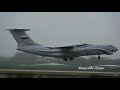 Тренировочный полёт в дождь Ил-76МД RA-78847