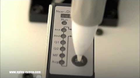 Optex FA: CD33 Series Teach Mode Walk Thru