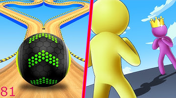 Going Balls Vs Giant Rush All Levels Android iOS Gameplay Walkthrough 4K 81