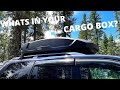 What&#39;s in Your Cargo Box?  Just Showing ya what&#39;s In Mine!