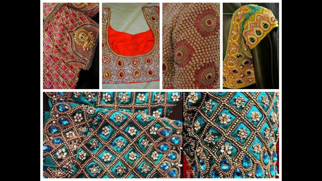 1015M Stone Work Embroidery Designs Exclusive Collections