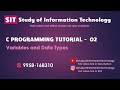 02 C Programming Tutorial: Variables, Data Types, Memory Size &amp; Format Specifiers Explained!