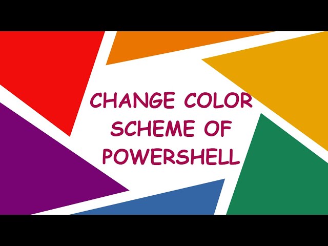 Bạn đang sử dụng PowerShell trên Windows 10 và muốn thay đổi màu sắc? Hãy xem hình ảnh liên quan để biết cách tùy chỉnh sắc thái nền và màu chữ tùy theo phong cách của bạn.