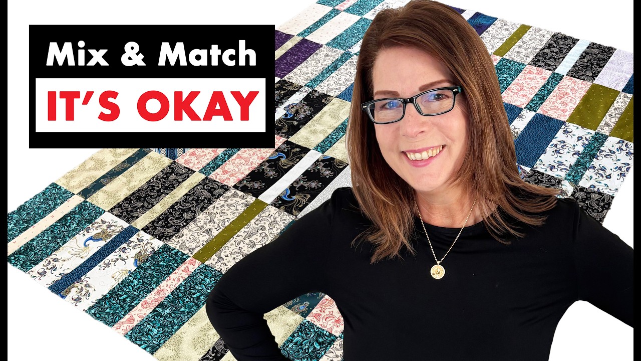 ✂️ From 10-inch squares ⏰ 3 HOURS - 2 CUTS | Layer Cake 42 🍰 | Fast Easy STASHBUSTER Quilt Tutorial