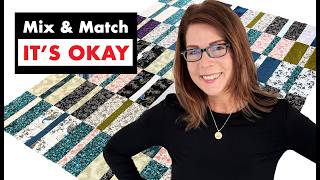 ✂️ From 10-inch squares ⏰ 3 HOURS - 2 CUTS | Layer Cake 42 🍰 | Fast Easy STASHBUSTER Quilt Tutorial