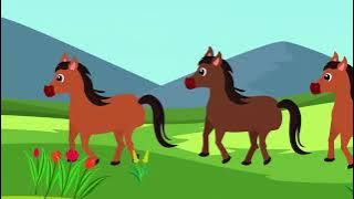 Los pajaritos que van por el aire 🐦|| Los caballitos que van por el campo 🐎