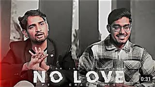 CRAZY XYZ - NO LOVE | AMIT BHAI | NO LOVE    EDIT | SHUBH SONG EDIT