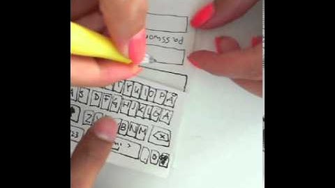 Paper prototyping example