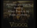 VIDOCQ - Hope Vol II - Apocalyptica Ft. Matthias Sayer with Lyrics