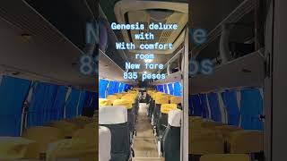 new fare to Baguio city via genesis transports 835 pesos