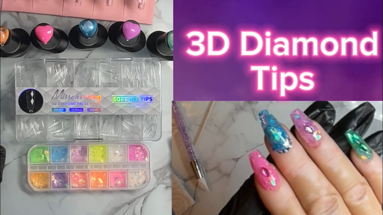 HOW TO REALLY MAKE 3D DIAMOND TIPS SPARKLE!